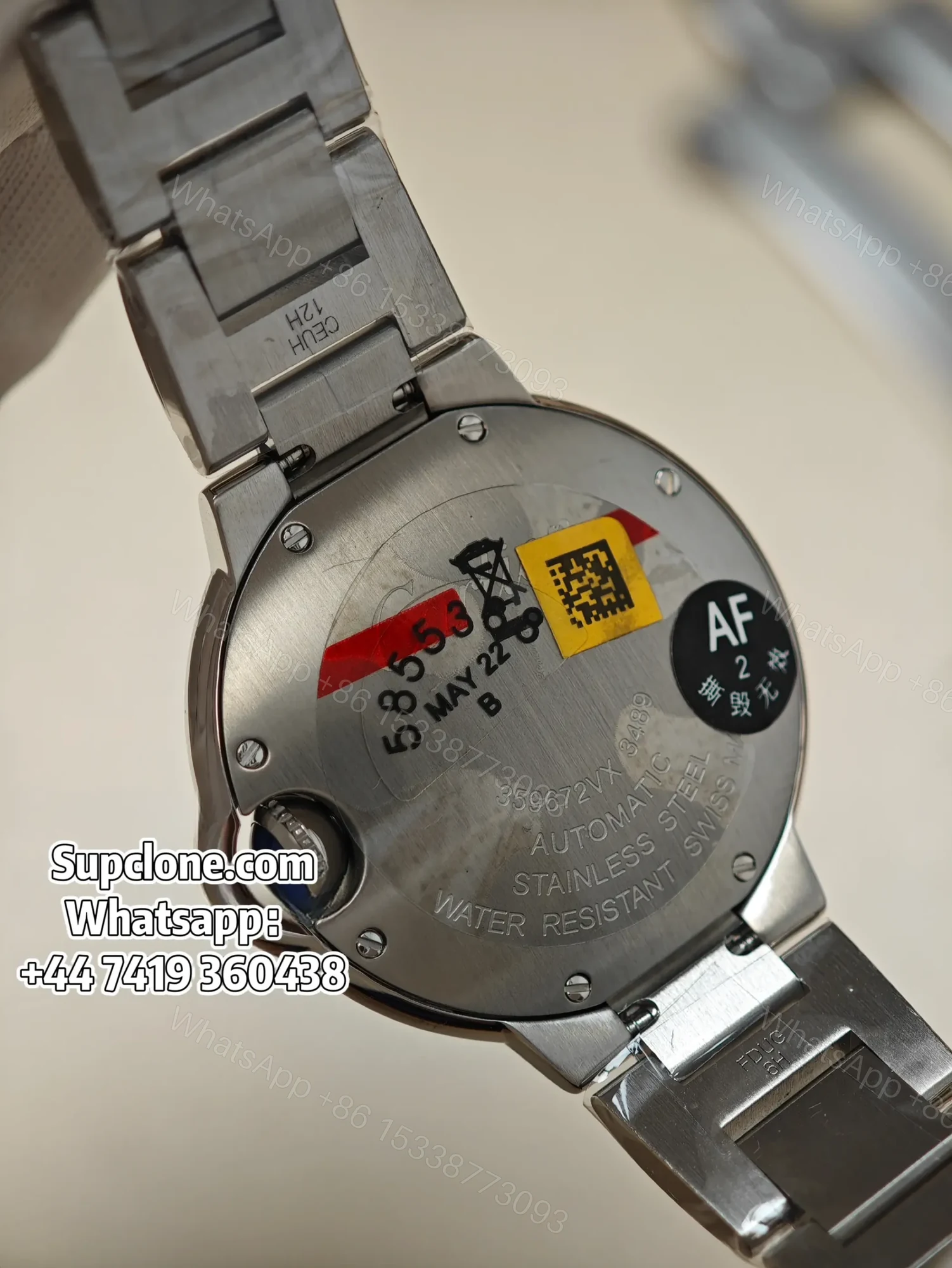 View 6 of Cartier Ballon Bleu 33mm Super Clone WSBB0044 White Dial