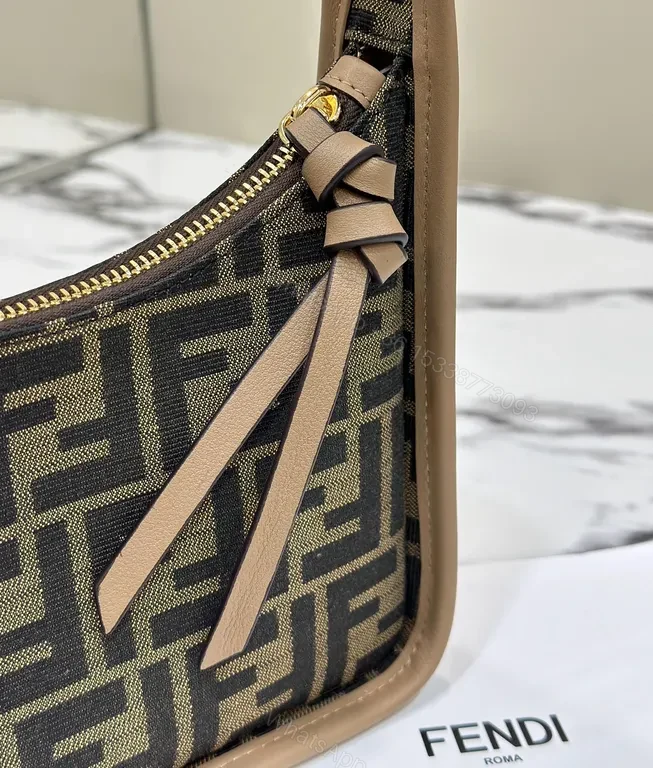 View 8 of Chic Fendi Monogram Shoulder Bag - Luxe Everyday Carry