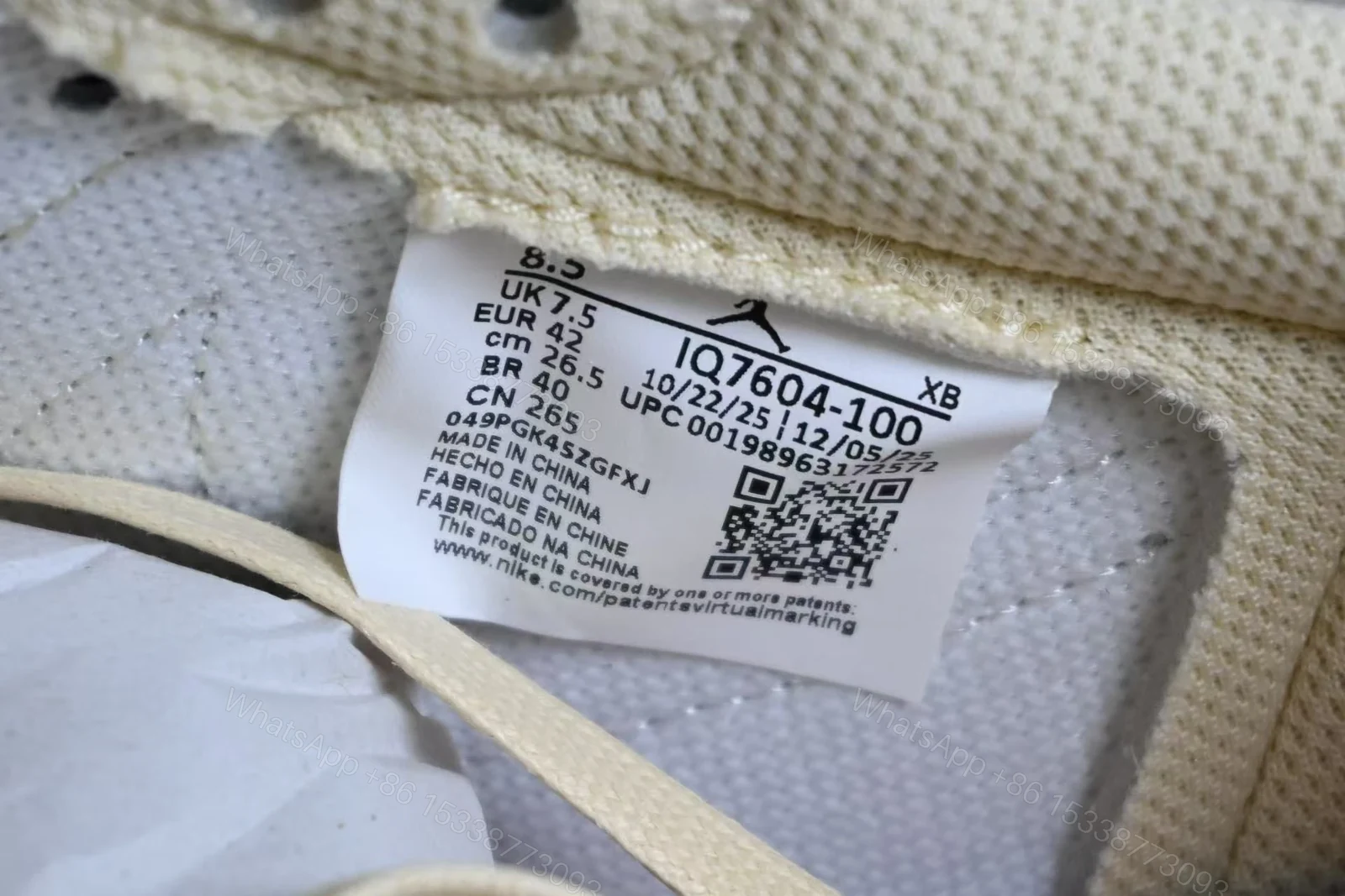 View 7 of Jordan 1 Retro Low OG SP Travis Scott Shy Pink