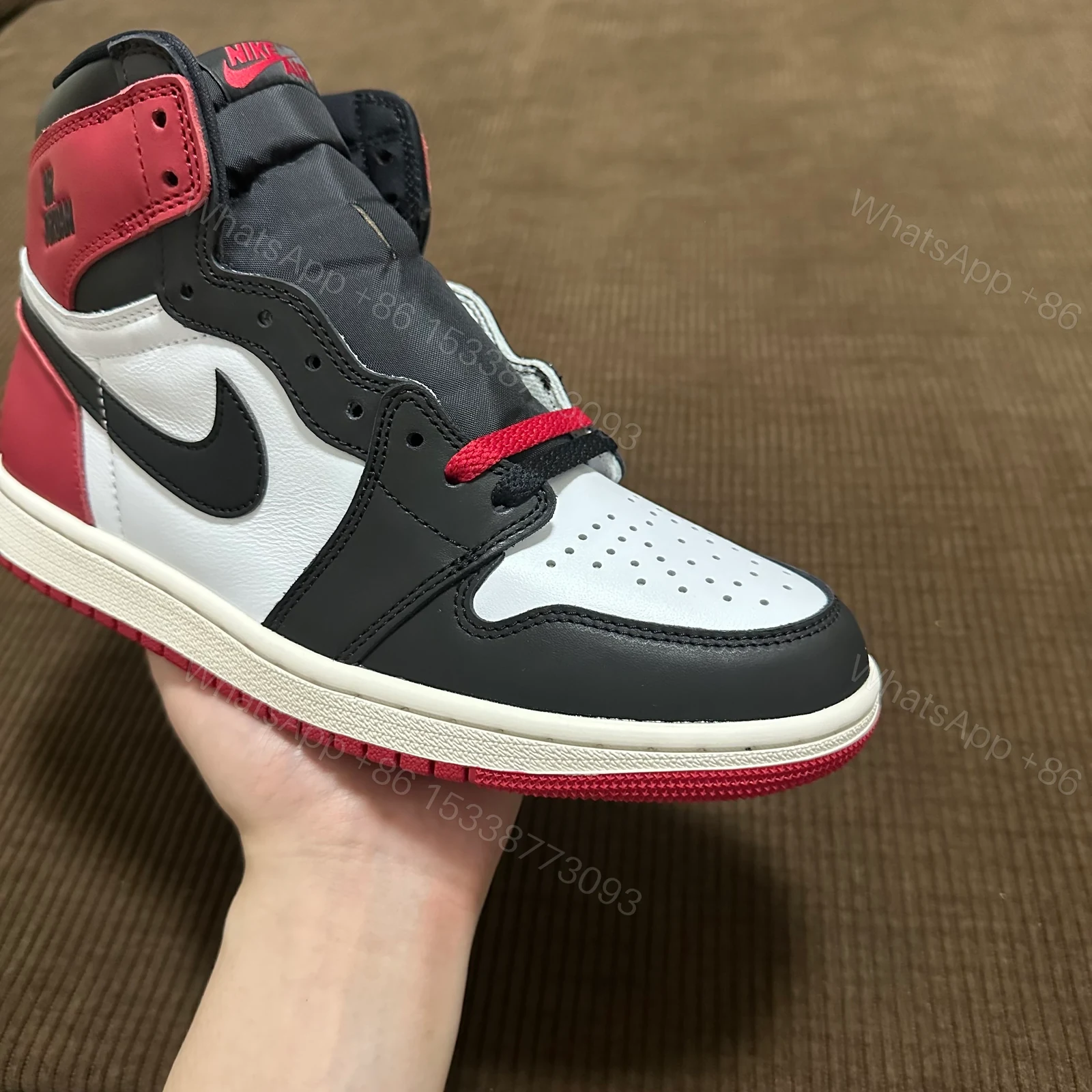 View 10 of Jordan 1 Retro High OG Black Toe Reimagined