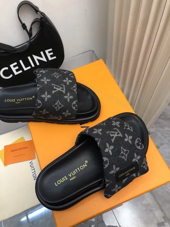 View 6 of Monogram Canvas Louis Vuitton Slide: Bold, Cushioned Comfort