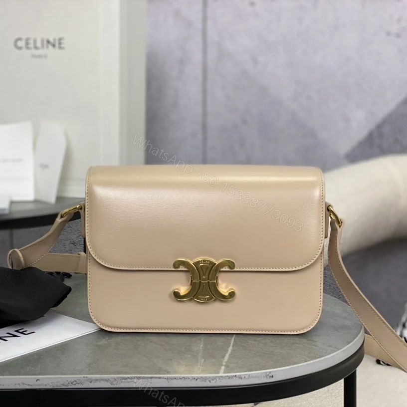 高仿Celine*Triomphe系列手袋187363褐色免檢版 — view 1
