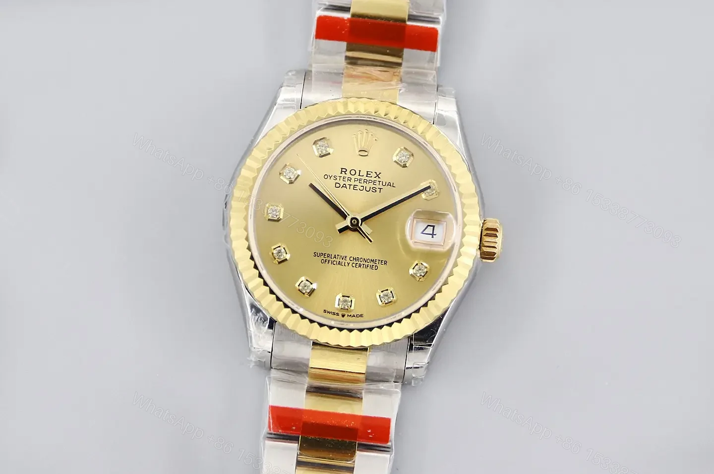 Rolex Datejust 31 178313 Diamond Champagne Dial Oyster Bracelet Watch 178313-0041 — view 1