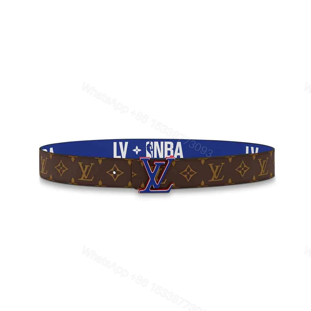 LOUIS VUITTON X NBA 3 STEPS 40MM REVERSIBLE MONOGRAM CANVAS BELT – B82 — view 1