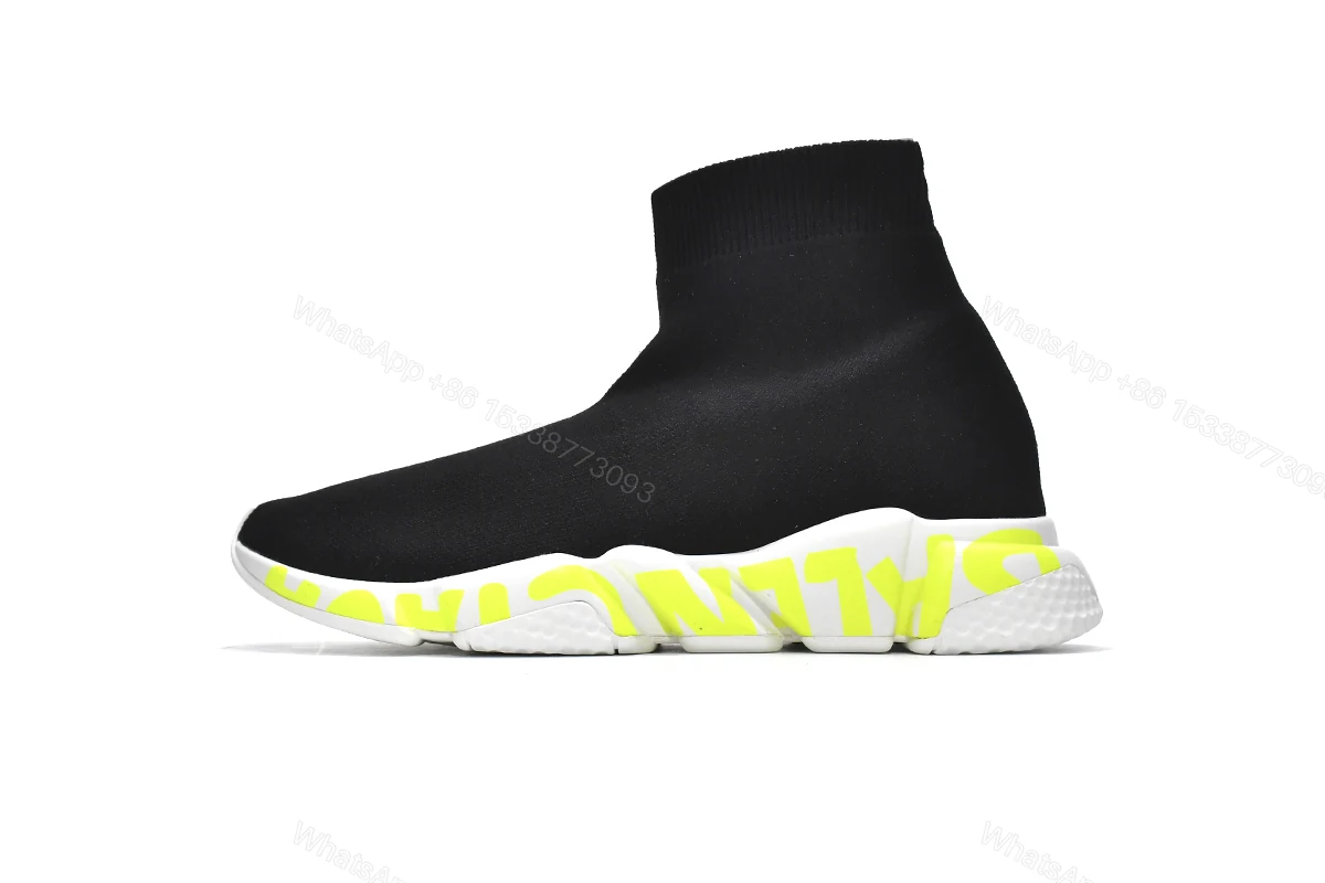 View 14 of Balenciaga Speed Black(green letter)
