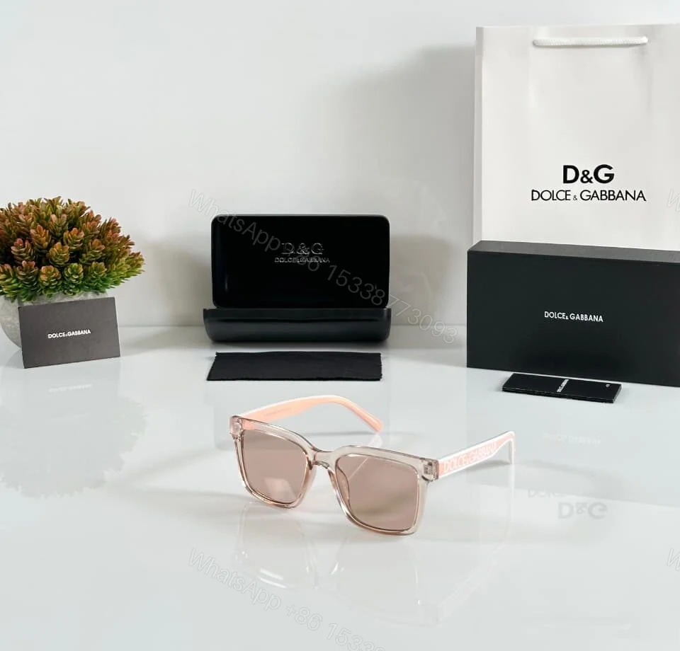 Dolce & Gabbana Model 5101 Pink Transparent Acetate Sunglasses — view 1