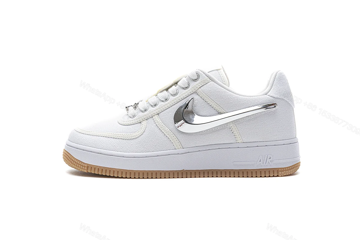 View 11 of Travis Scott x Nike Air Force 1“White” AQ4211-100