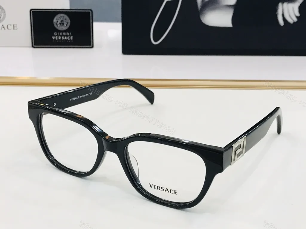 Chic Black Acetate Versace Eyewear: Allâ€‘Day Confidence — view 1