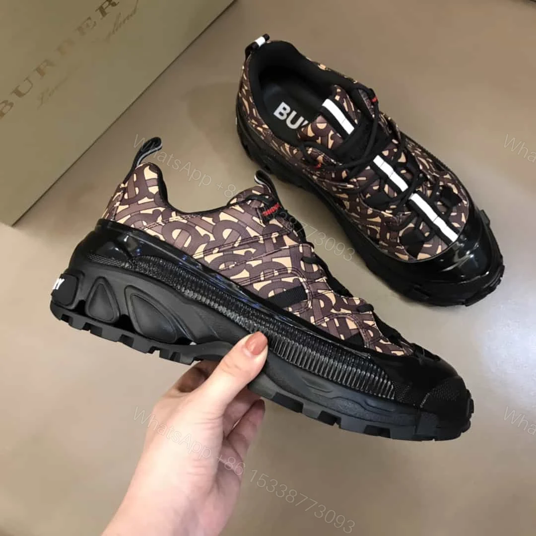 View 6 of BURBERRY MONOGRAM PRINT ARTHUR SNEAKERS – BBR033