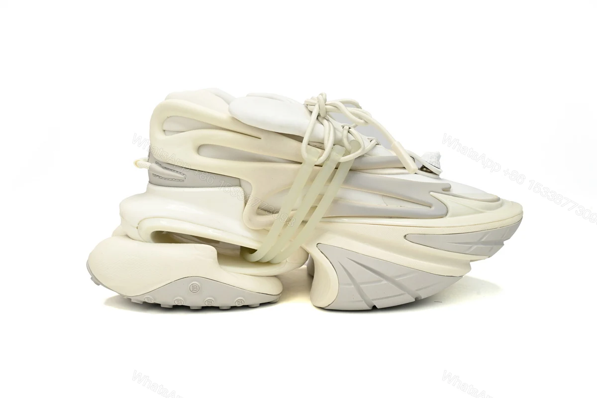 View 5 of BALMAIN Multikolor Buty sportowe All White YM1VJ309