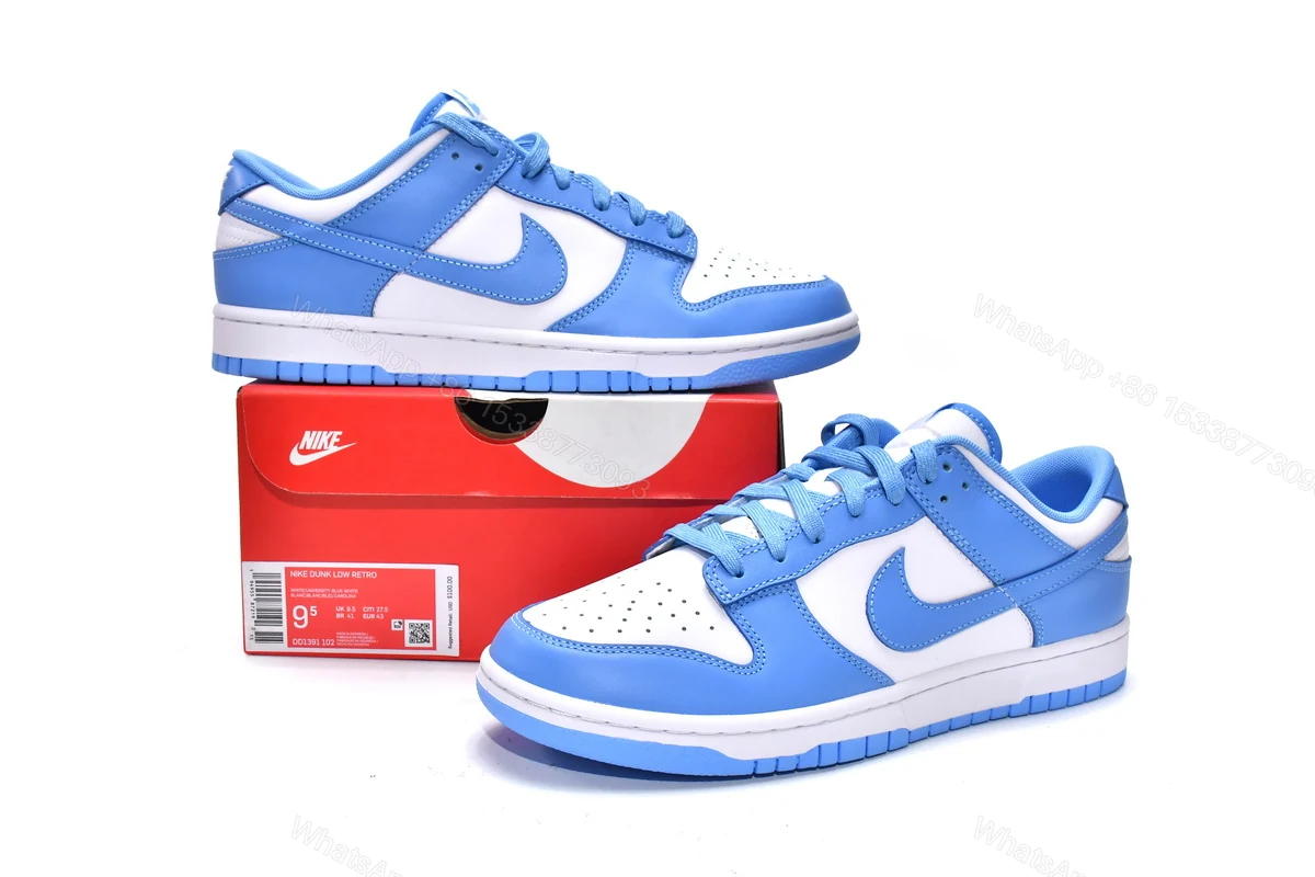 View 3 of Nike Dunk Low Retro University Blue DD1391-102