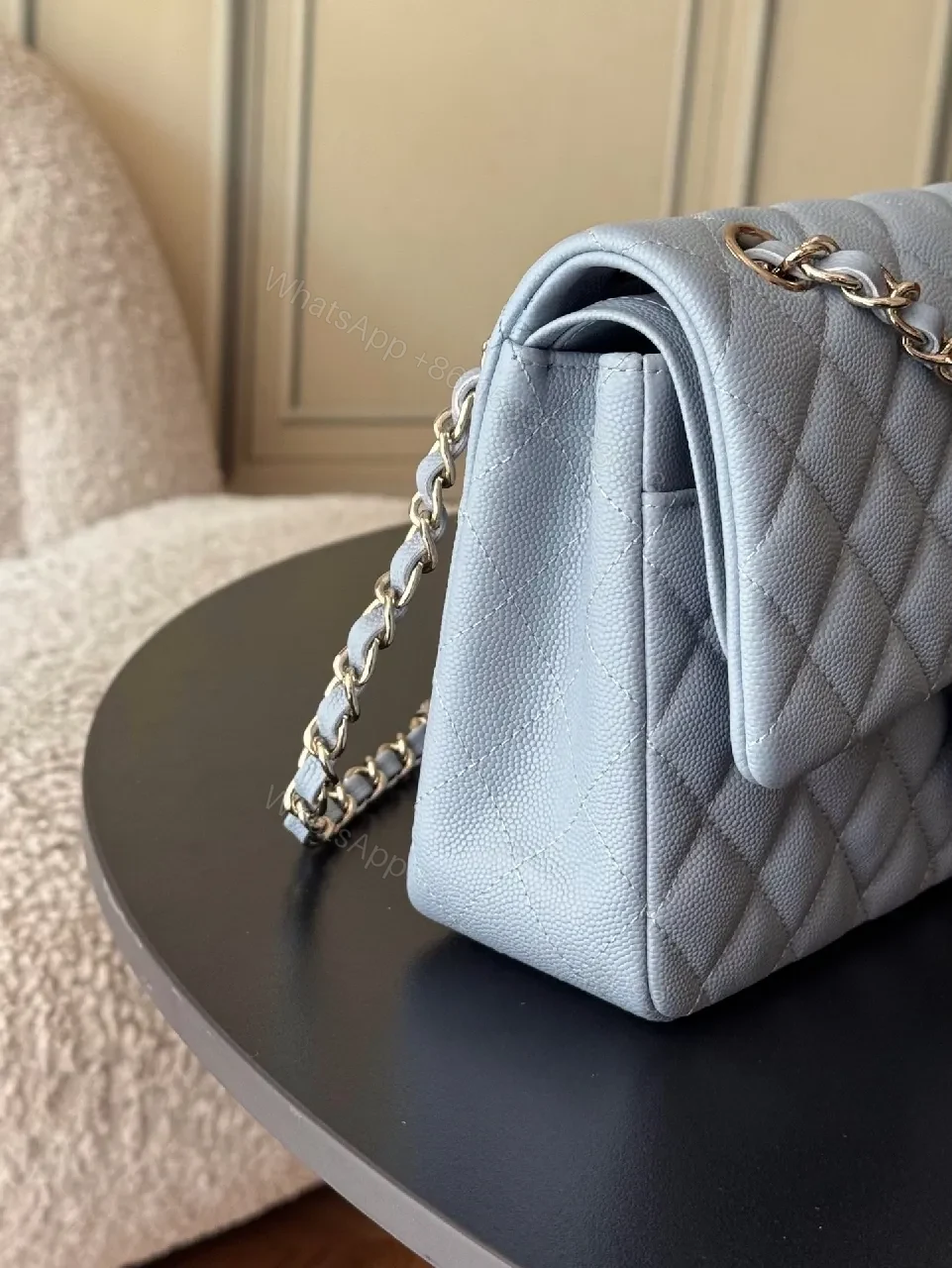 View 6 of Soft Quilted Luxe Mini Bag: Chain-Strap Night-Day Elegance