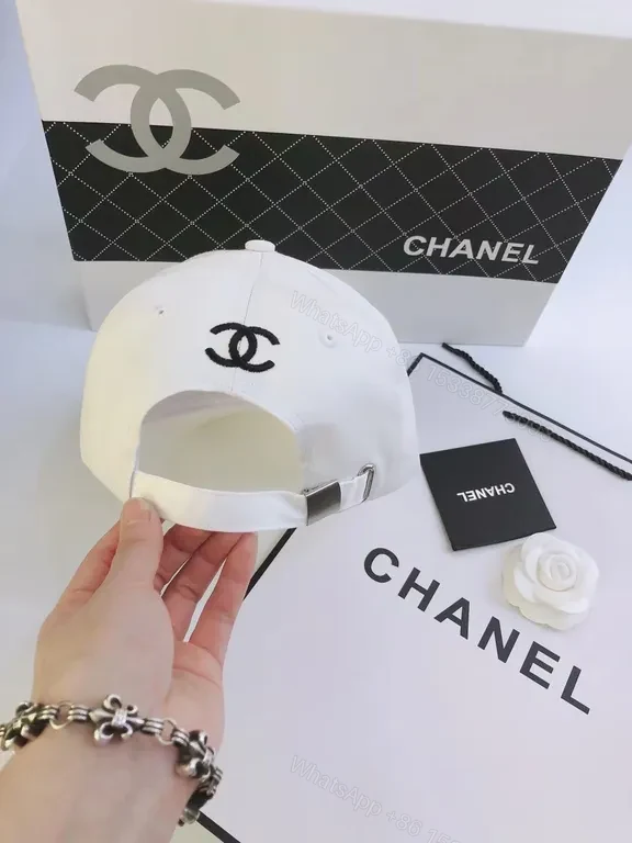 View 3 of Chic Chanel Logo Cap Duo - Premium Everyday Luxury Hats