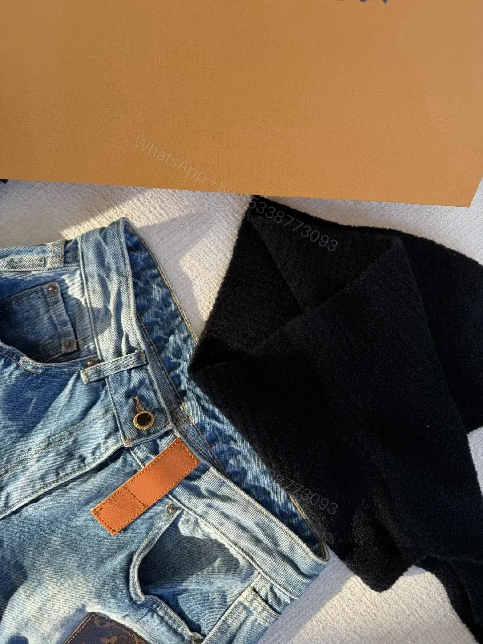 View 4 of Lux Knit Crop Top with Crest – Modern Luxe, All‐Day Comfort