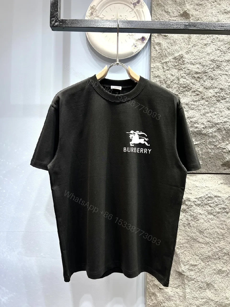 Black Cotton Logo Tee: Refined Streetwear Essential — view 1