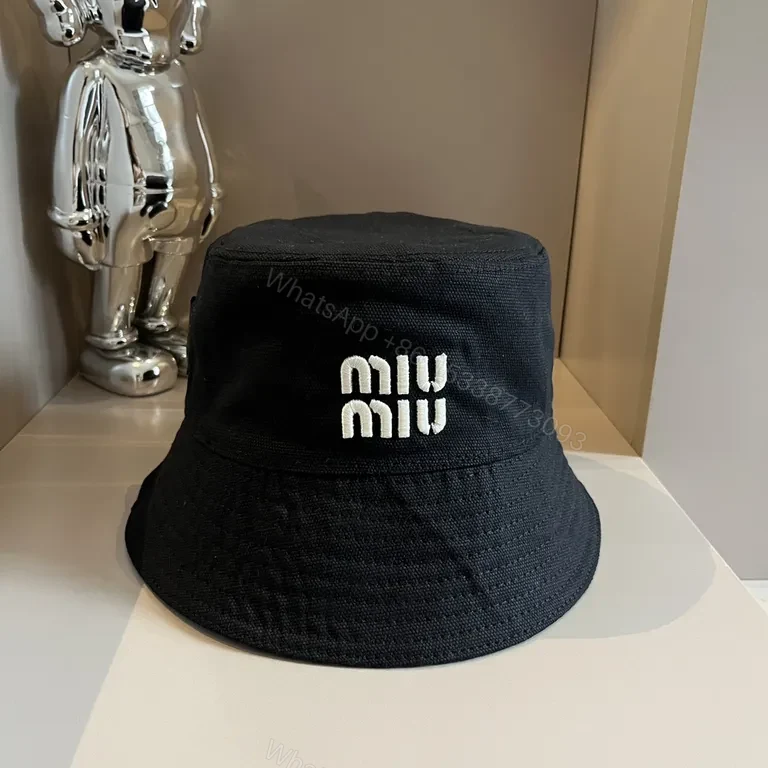 Black Cotton-Twill Bucket Hat: Subtle Logo, Everyday Luxe — view 1