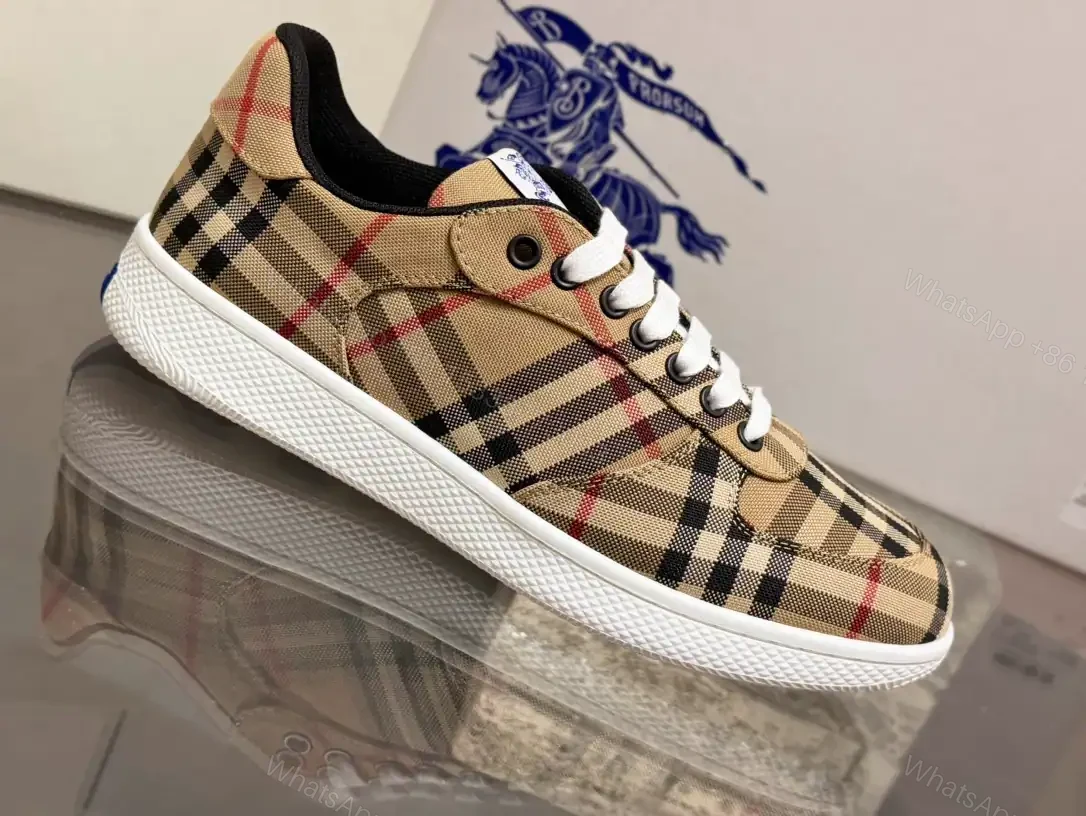 View 10 of BURBERRY TERRACE CHECK SNEAKERS – BBR105