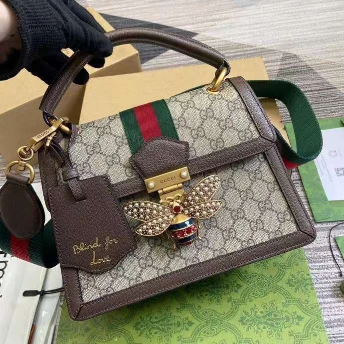View 4 of FIRST COPY GUCCI BEE QUEEN HANDLE BAG
