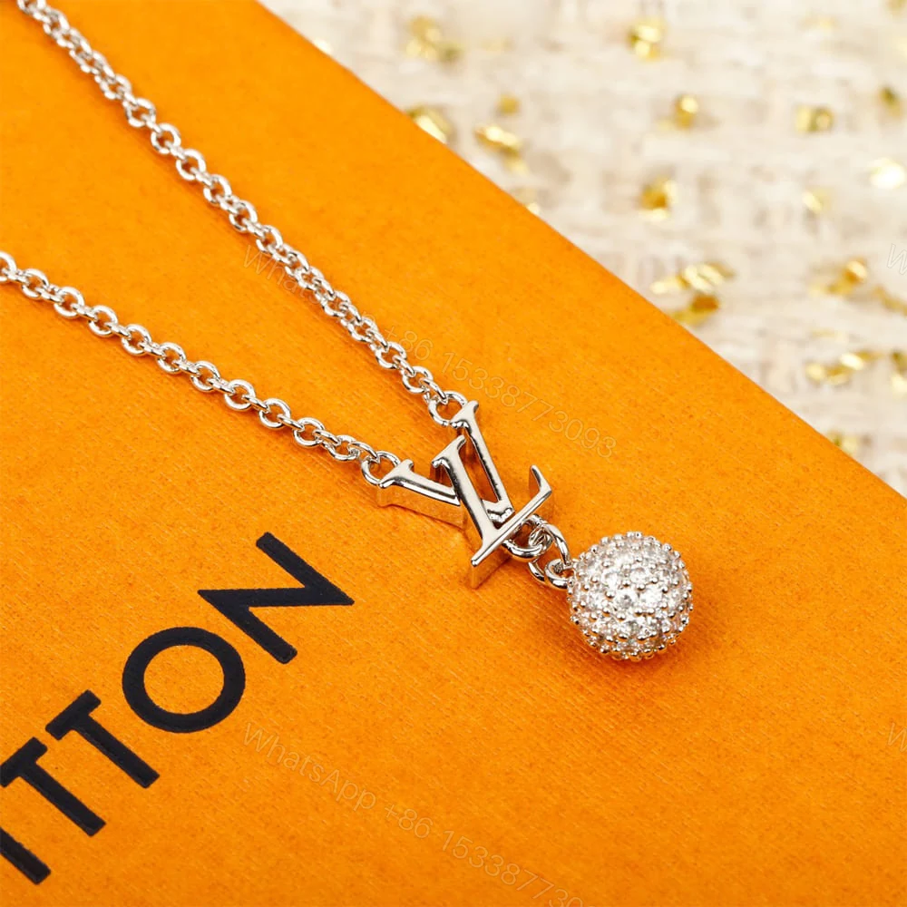 View 4 of LV Iconic Louisa Strass Necklace