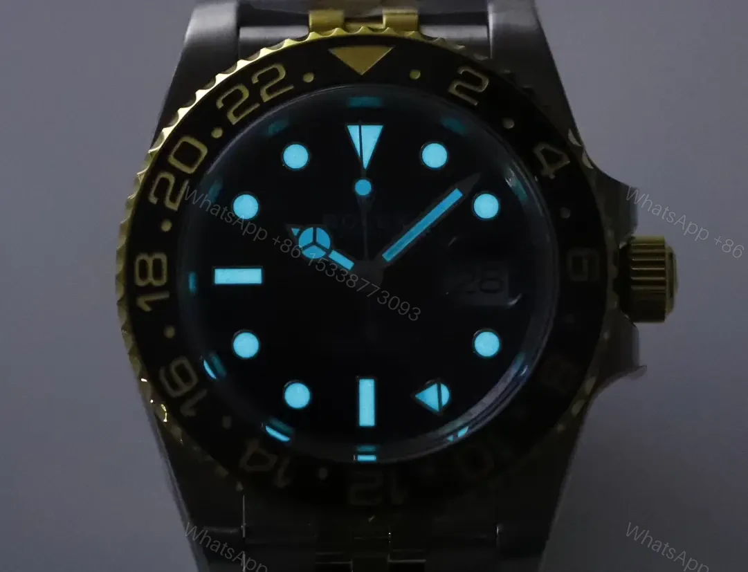 View 8 of Rolex GMT-Master II Stainless Steel – Yellow Gold GRNR Jubilee 126713GRNR-0001