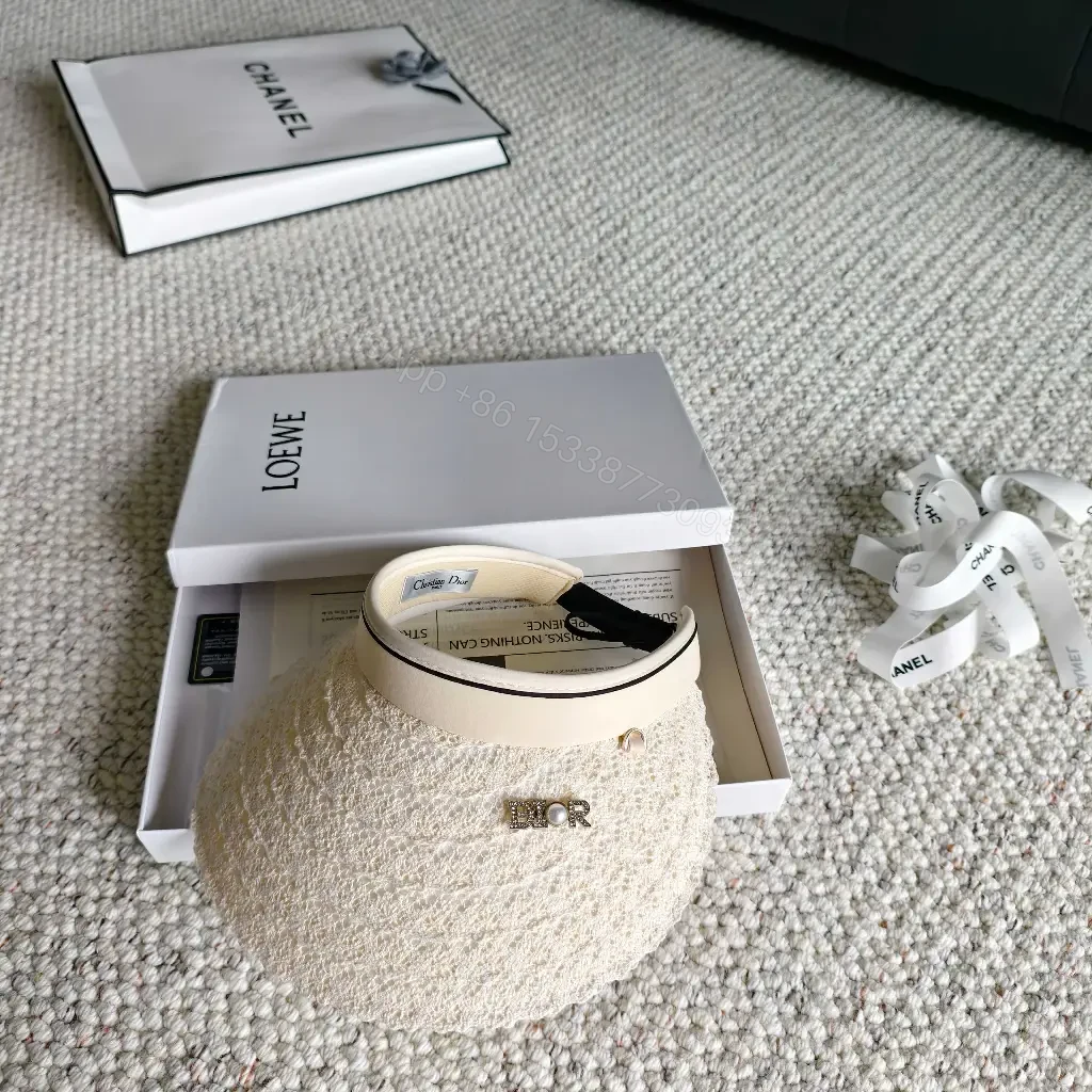 View 10 of Cream Boucle Round Handbag with Gold DIOR Accent