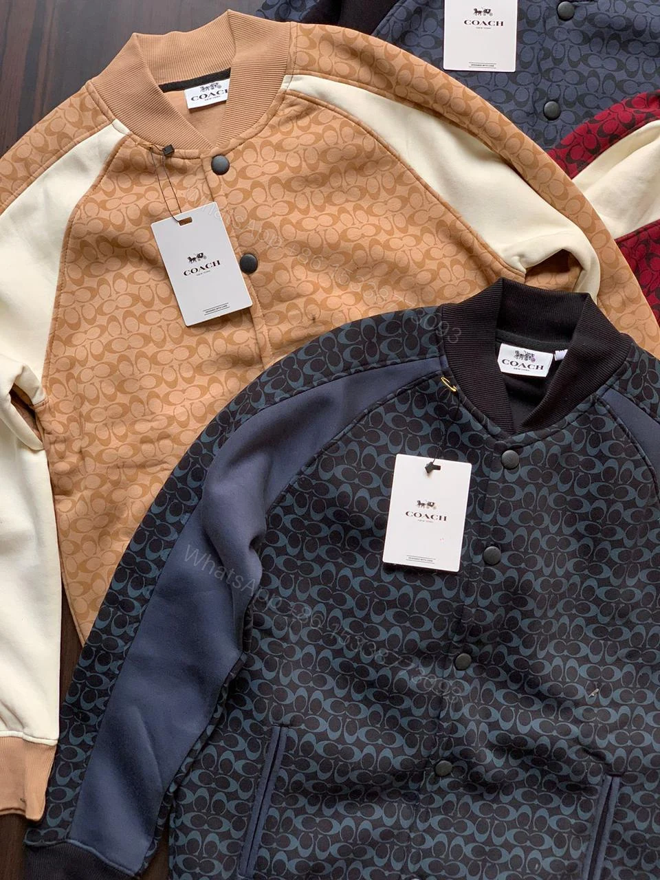 View 11 of FIRST COPY COACH PREMIUM OPEN BUTTONS FLEECE JACKET