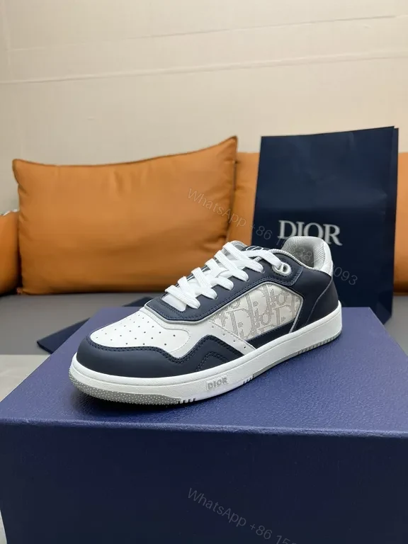 Chic Leather-Lined Sneaker: Dior-Inspired Luxury Comfort — view 1