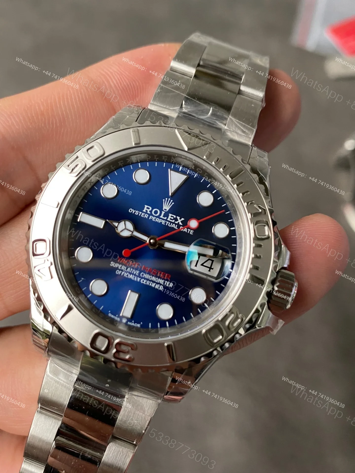View 3 of Rolex Yacht-Master M126622-0002 1:1 Replica Blue Dial 40MM 3235 Movement Super Clone Watch