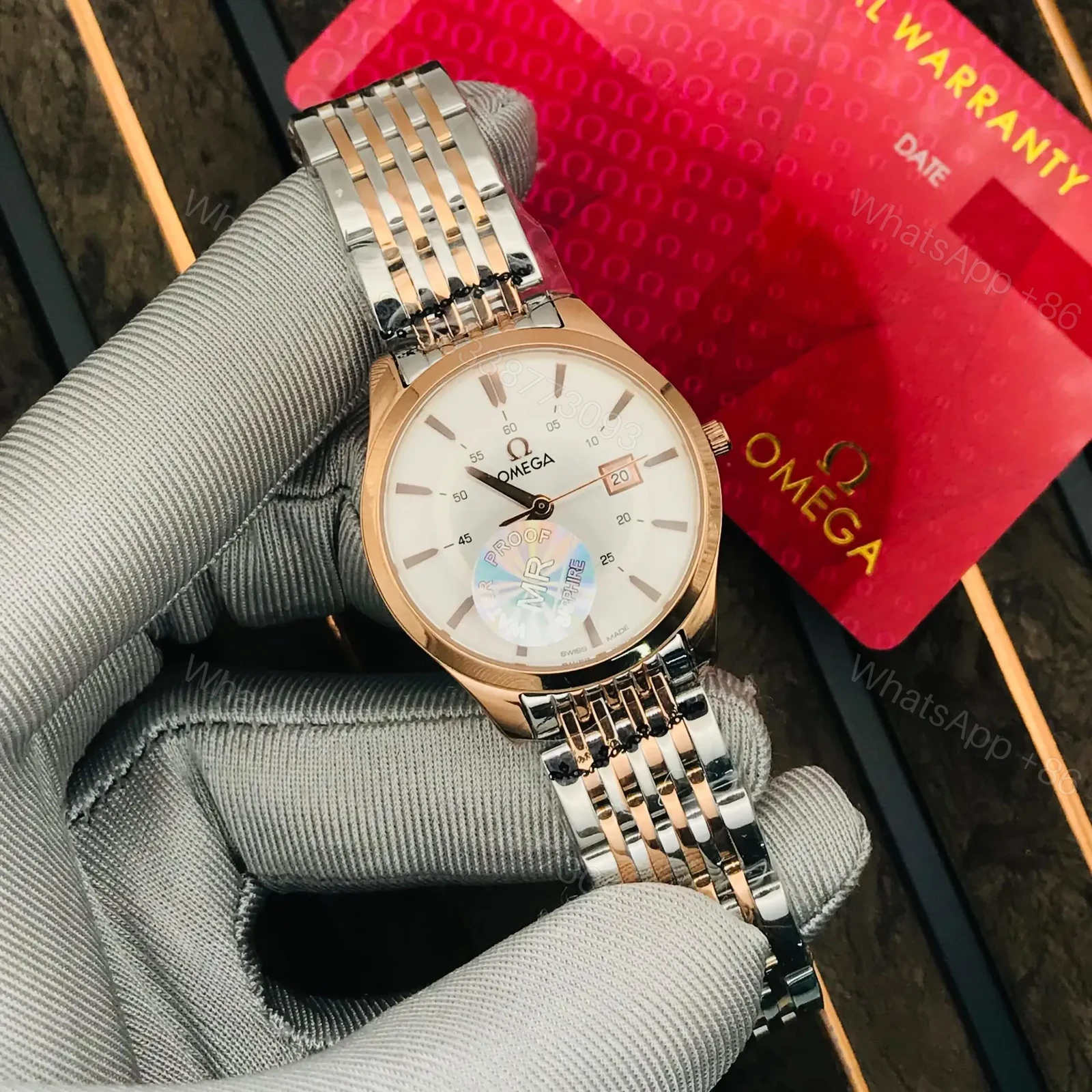 Omega De Ville Automatic Chronometer Silver Dial Mens Watch — view 1