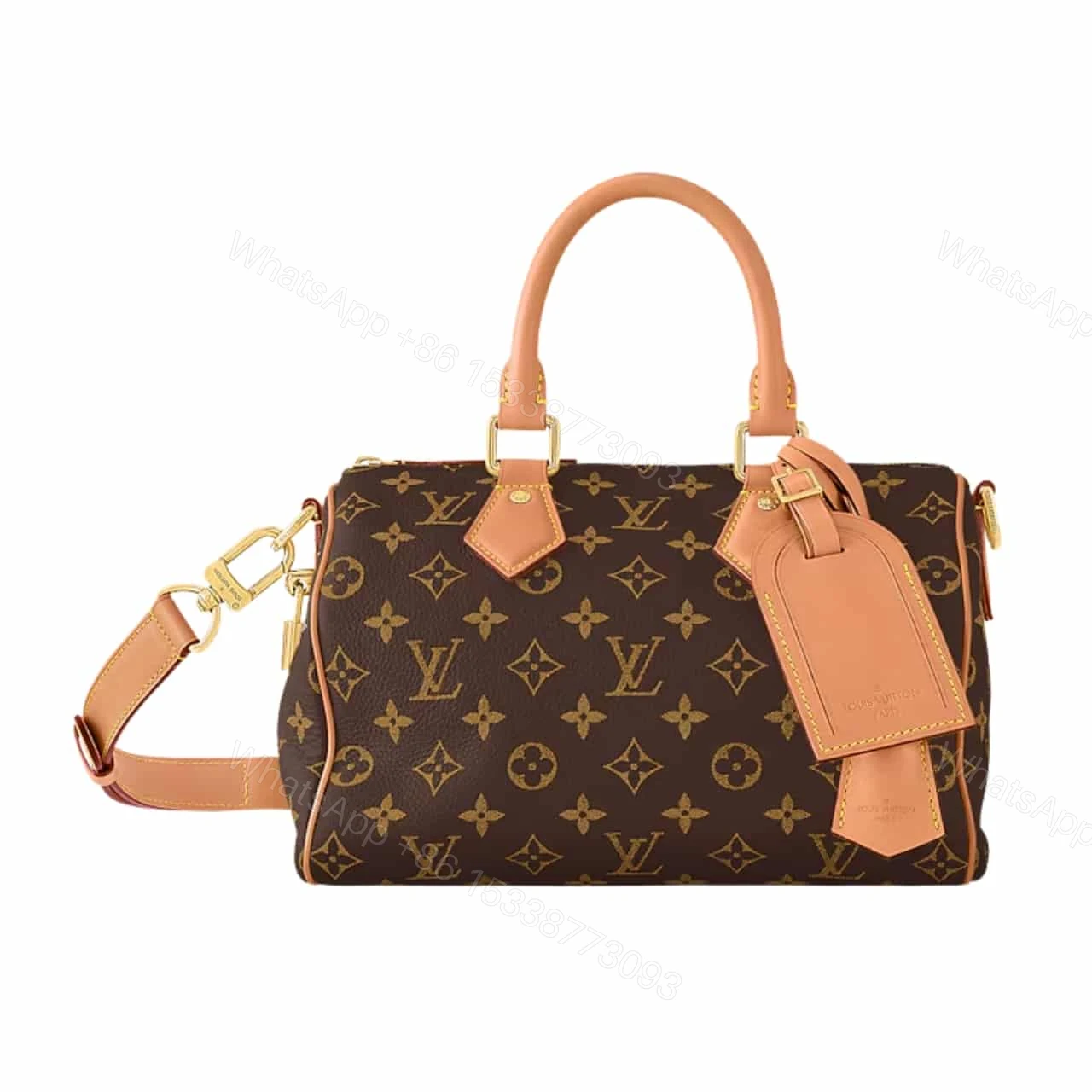 LOUIS VUITTON SPEEDY P9 BANDOULIÈRE 25 MONOGRAM BROWN 25CM M24443 — view 1