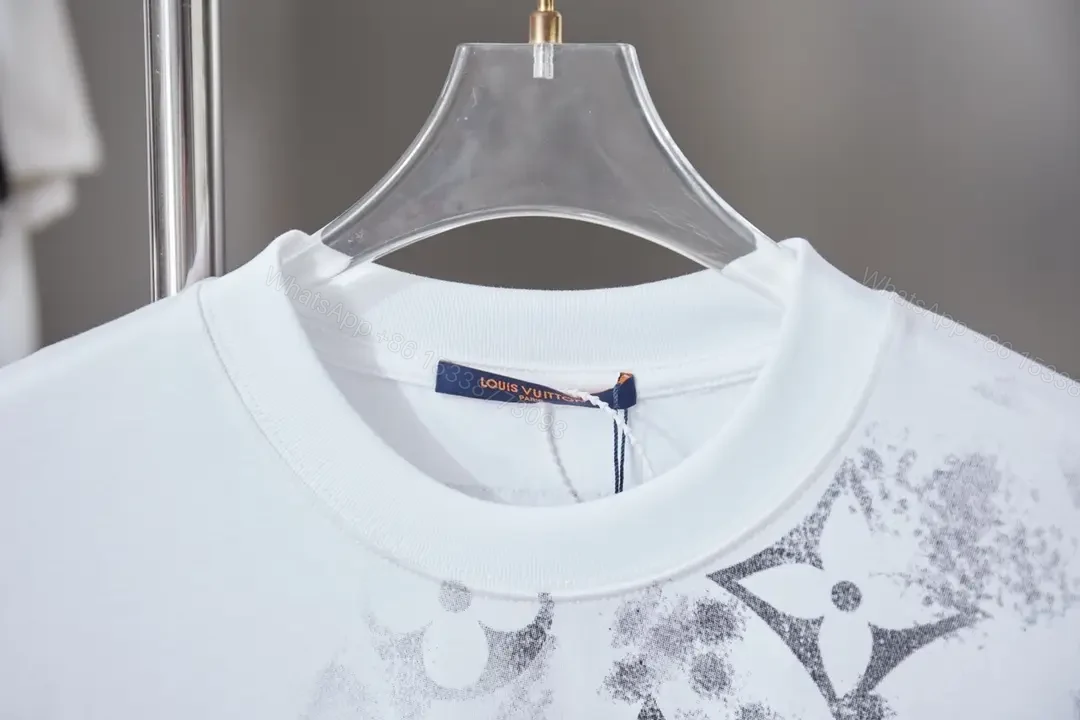 View 10 of Patterned Luxe White Monogram Tee-Dress: Casual Couture