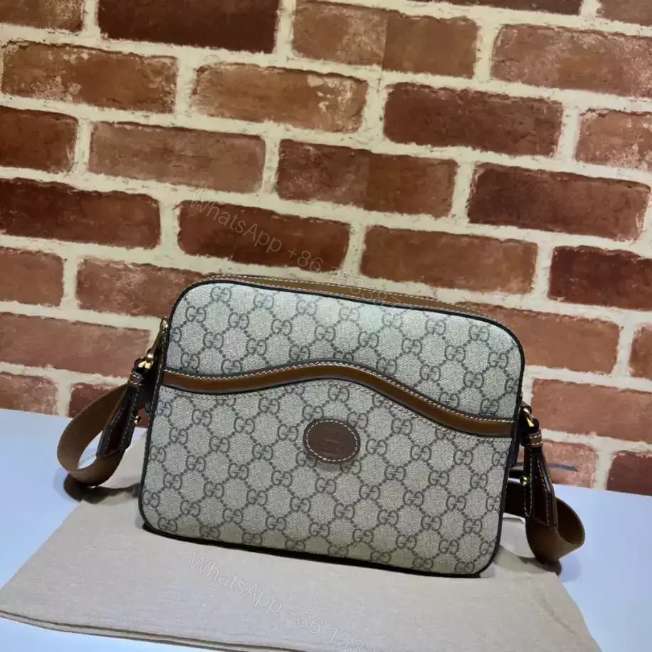 View 2 of MESSENGER BAG WITH INTERLOCKING G – GBC066