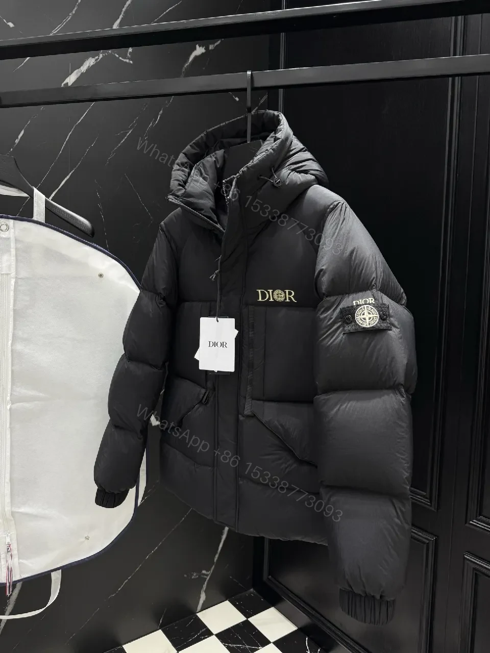 View 9 of Bold Puffer Parka: Luxe City-Warmth, Signature Branding