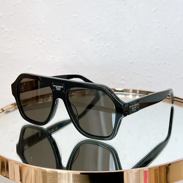 View 3 of Taupe-Frame Dolce & Gabbana Milano Italia Sunglasses: All-Day Comfort