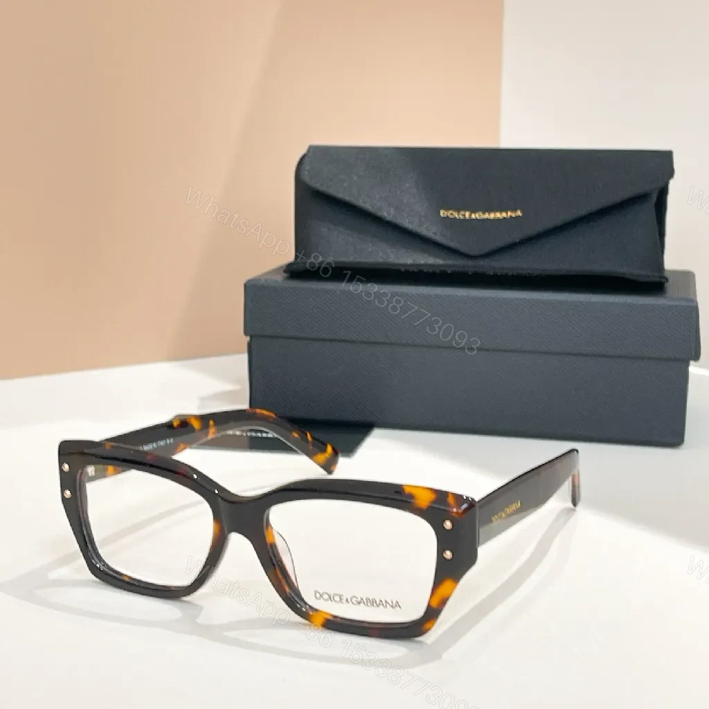 View 8 of Black Acetate Rectangle Frames: Modern Luxury Eyewear Case Included