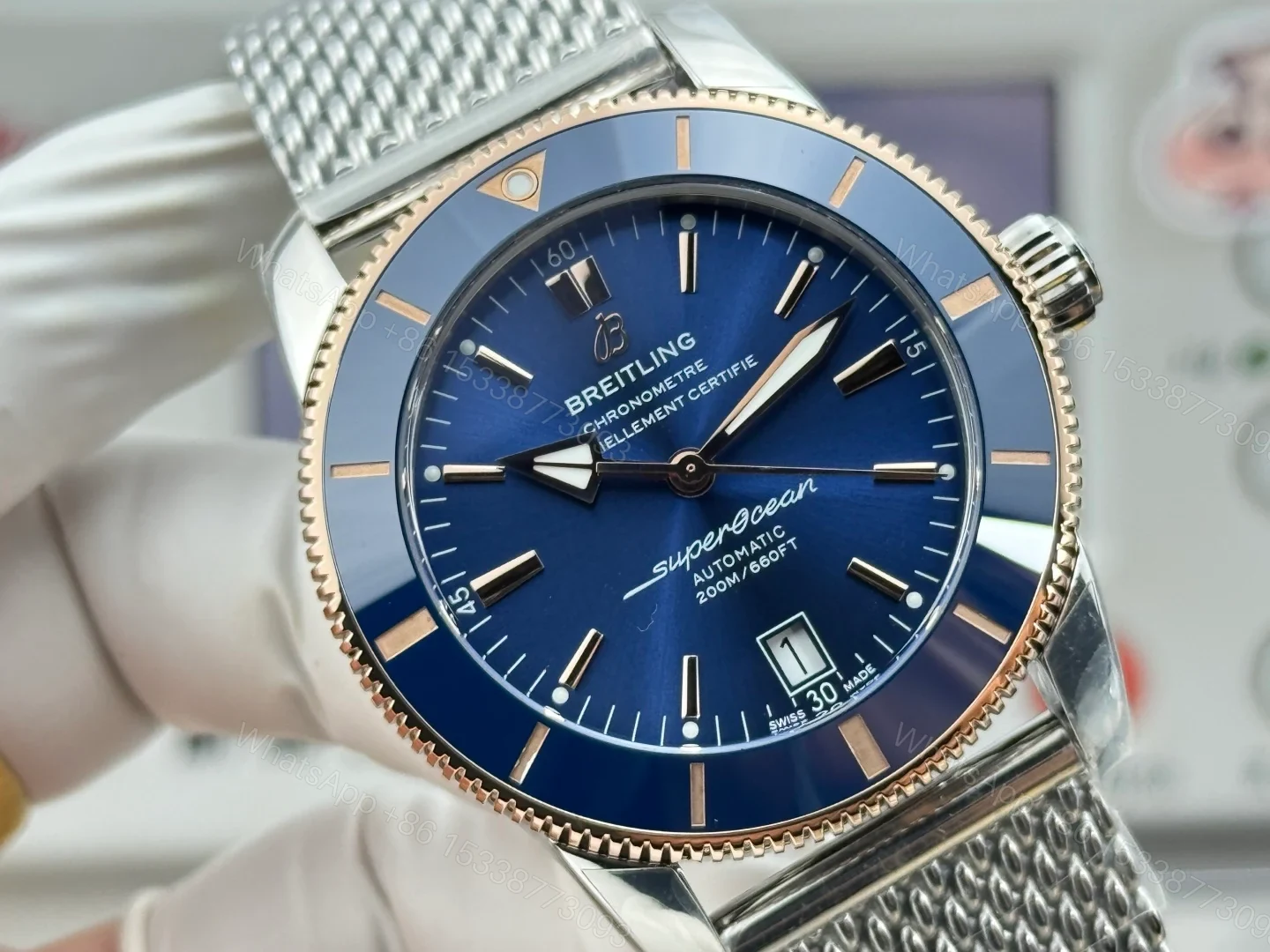 View 4 of Breitling Superocean Heritage ’57 Highlands Blue Dial U10340161C1A1