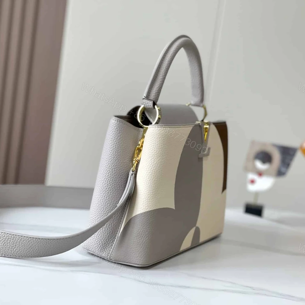 View 3 of Louis Vuitton Capucines BB Gray 27Cm M59699