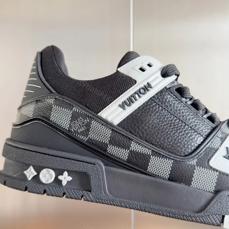 View 9 of Contemporary Luxe High-Tops: Premium Leather, Subtle LV Detail