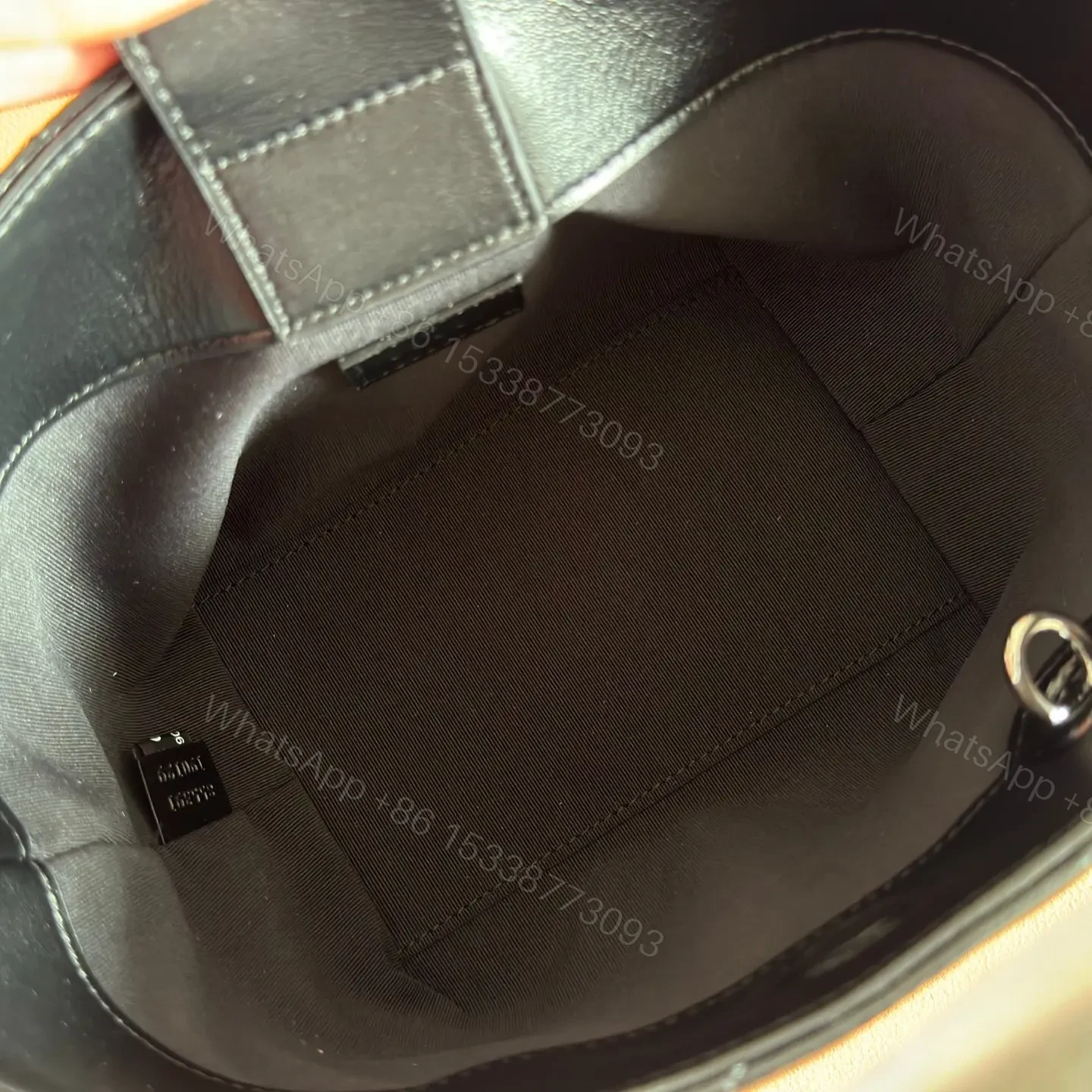 View 7 of GUCCI 26S GG MARMONT TOTE BAG 17 IN BLACK CALFSKIN