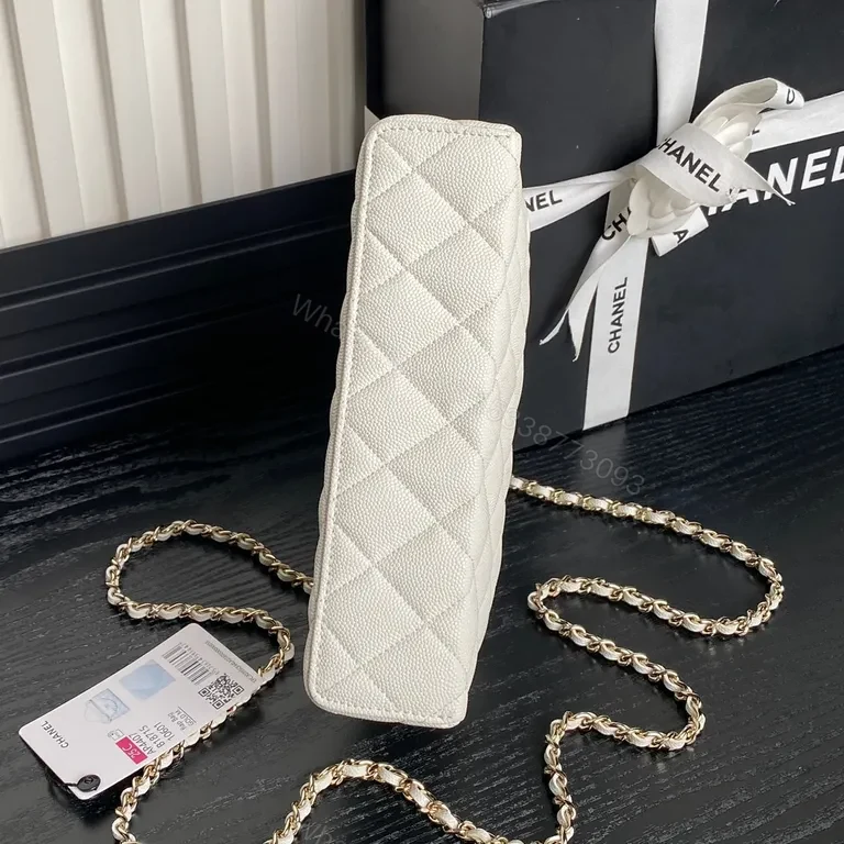 View 3 of Chic Quilted Crossbody Wallet on Chain, Luxe Everyday