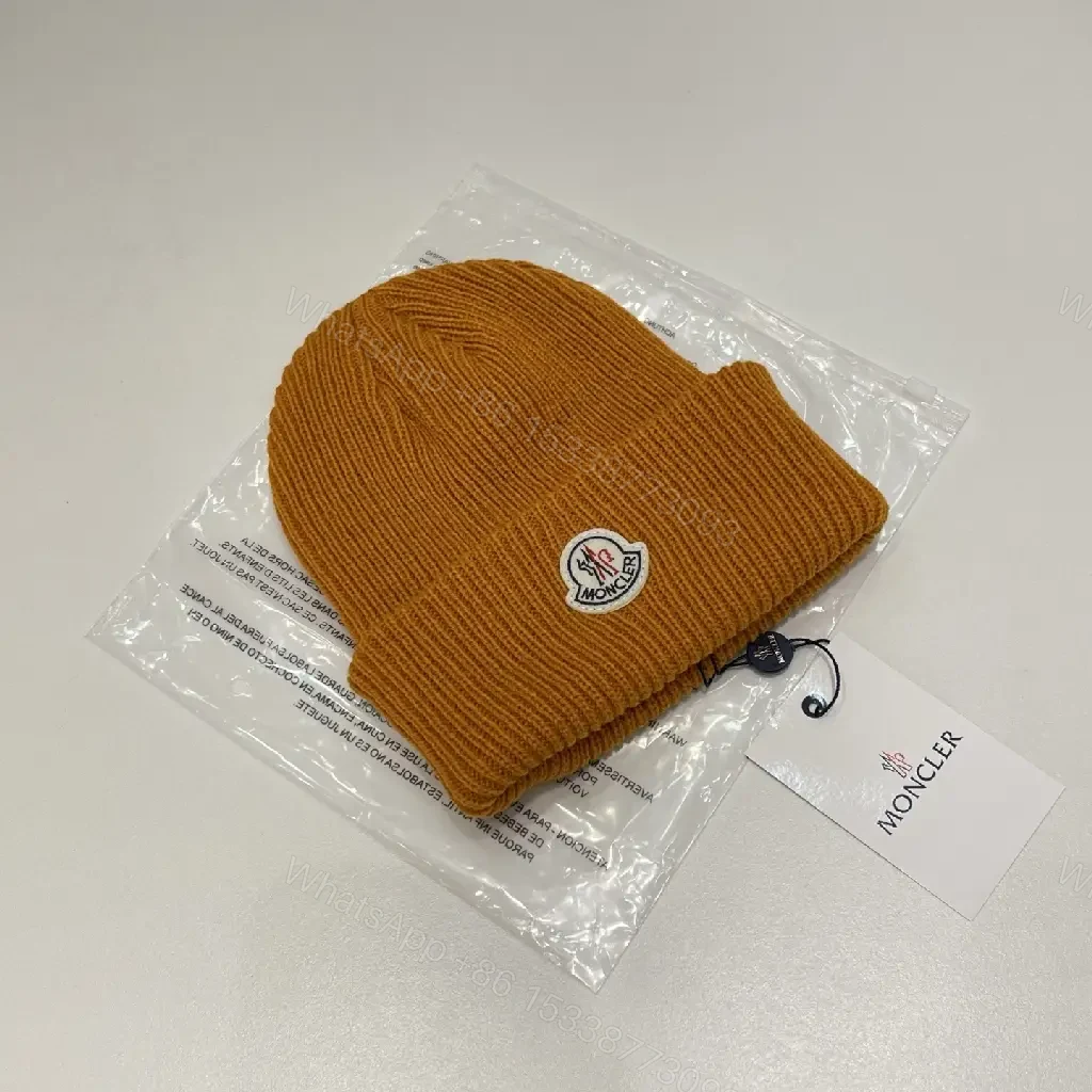 View 6 of Textured Knit Beanie with Leather Tag – Cozy Everyday Luxury