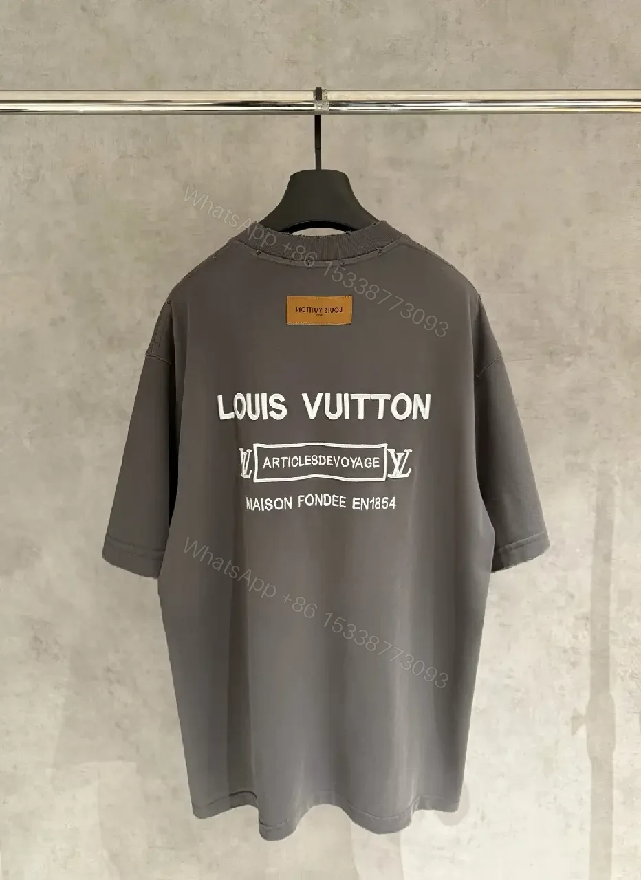 View 4 of Oversized Crewneck Tee: Luxe Minimalist Logo, Premium Knit
