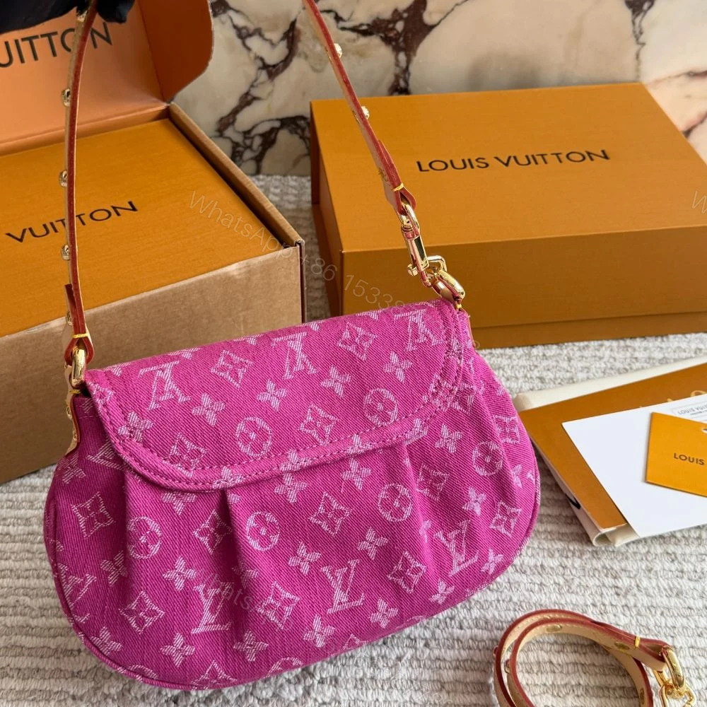 View 7 of Louis Vuitton Sunset Fuchsia Denim 23Cm M28291