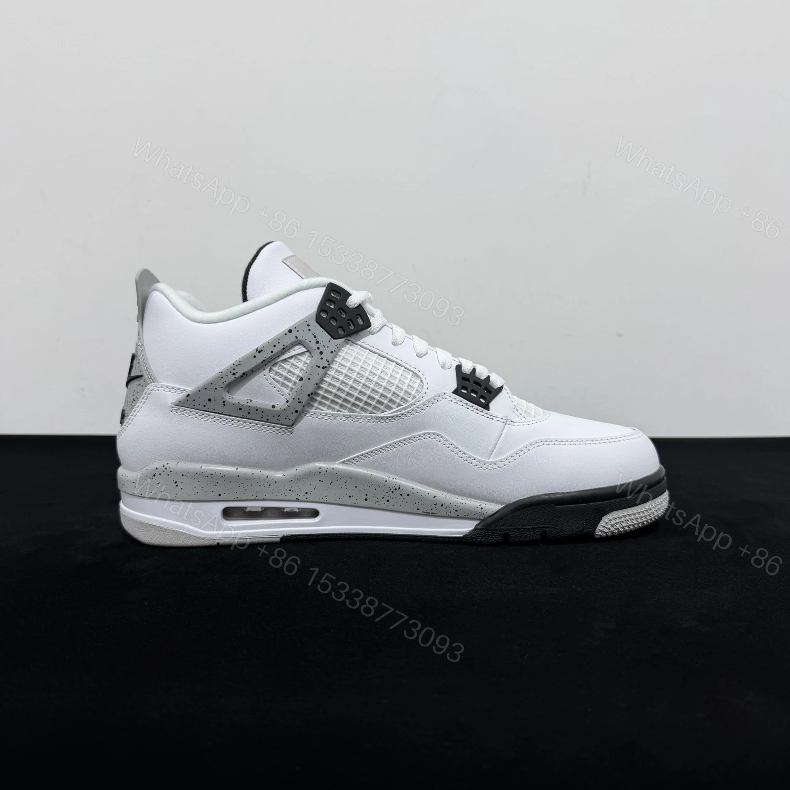 View 2 of Air Jordan 4 Retro White Cement 2016 Reps