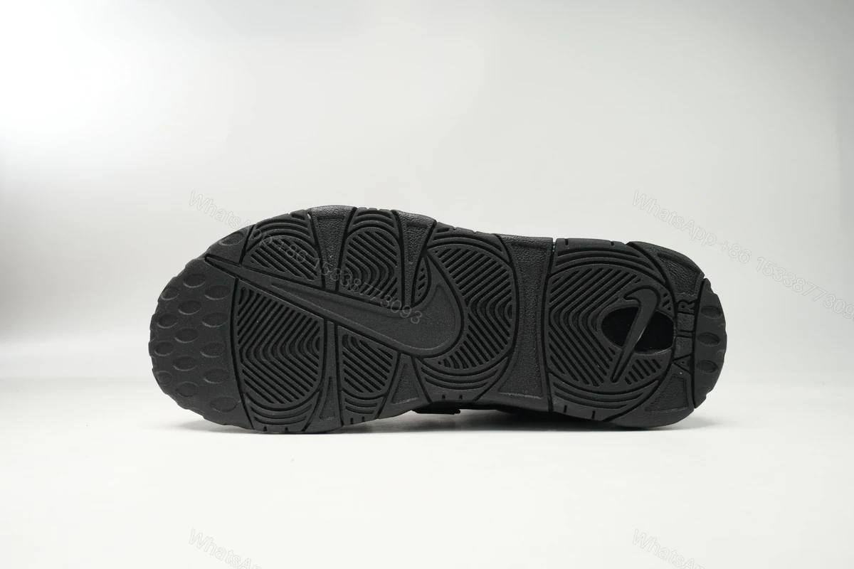View 4 of Nike Air More Uptempo All Black 414962-004