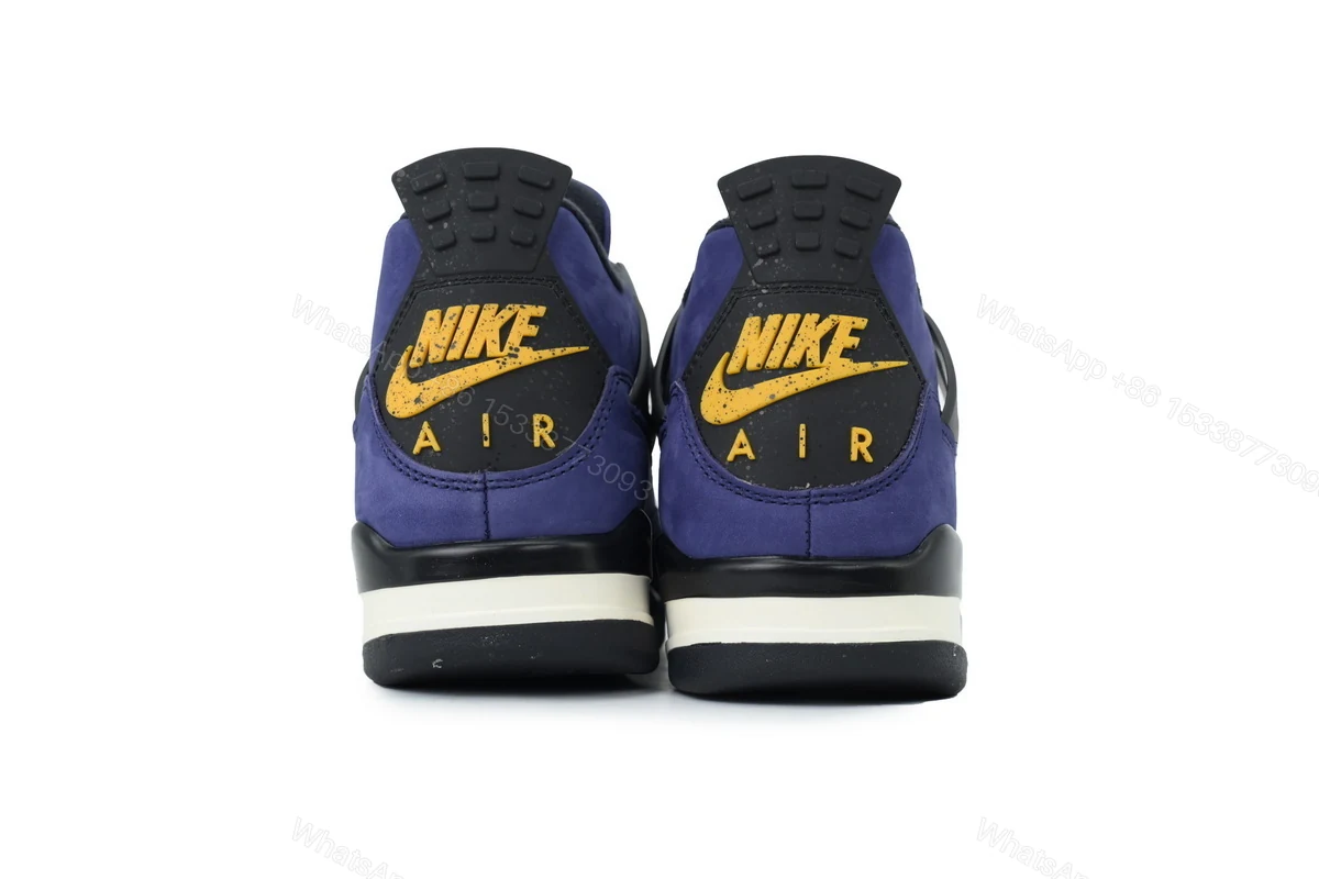 View 4 of Air Jordan 4 Retro Lakers Purple FV5029-500