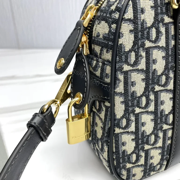 View 8 of Dior Jacquard Mini Bag: Monogram, Structured Style, Crossbody