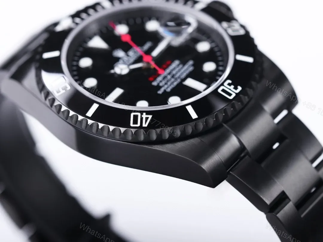 View 5 of OW Factory Clean Factory V9 Rolex Submariner Date Black PVD Stainless Steel Watch – Black Dial