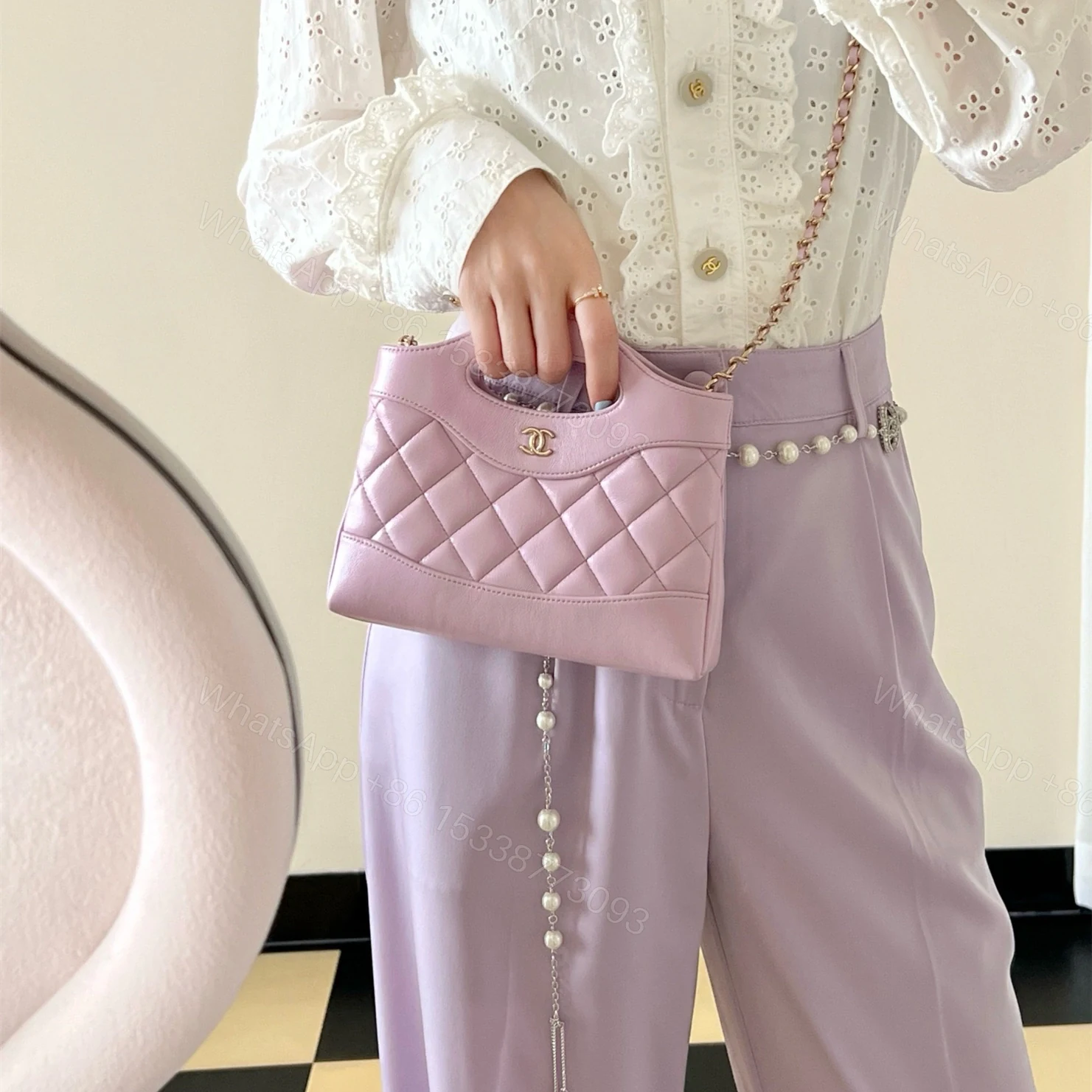 View 22 of 高仿Chanel*24S春夏系列AP3656單肩包紫色免檢版