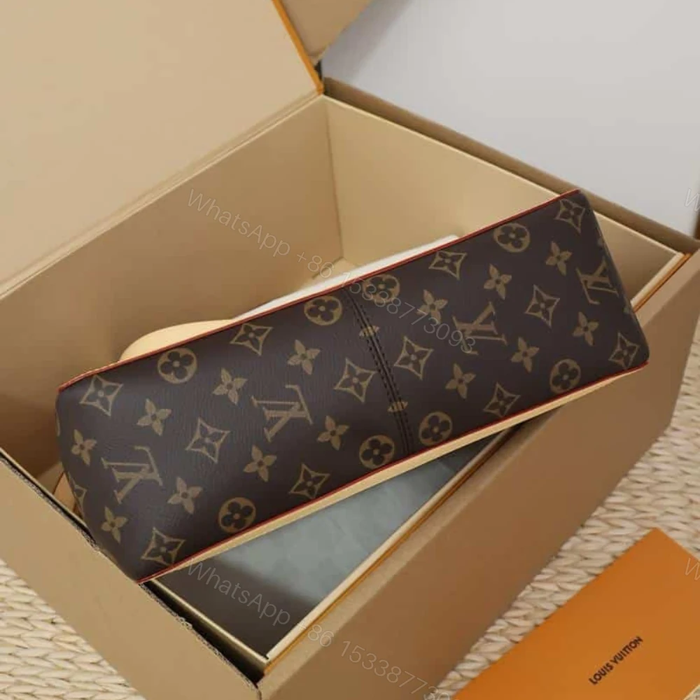 View 9 of Louis Vuitton Dauphine Soft GM Bag Monogram Canvas Brown 28Cm M47149